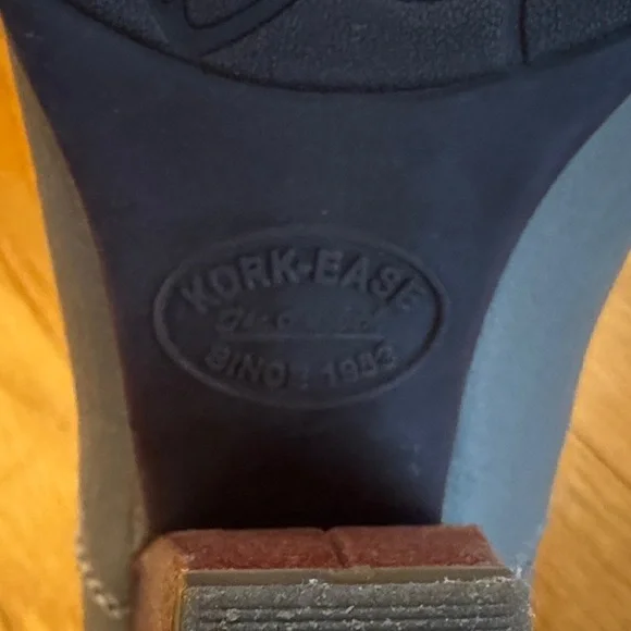 Kork-Ease Gray Leather Ankle Boots - Picture 8 of 8